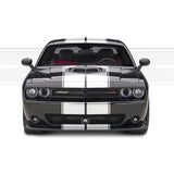 Dual 12" Racing Stripes with Pins Self Healing Vinyl fits Dodge Challenger RT SHAKER 2015 to 2023
