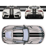 Triple Racing Stripes Self Healing Vinyl fits Toyota Supra 2019+