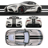 Triple Racing Stripes with Graphics Self Healing Vinyl fits Toyota Supra 2019+