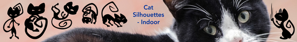 Cat Silhouettes - Indoor Fusion Decals
