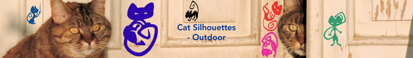 Cat Silhouettes - Outdoor Fusion Decals