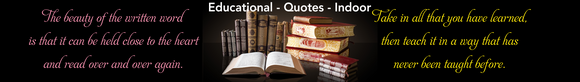 Educational - Quotes - Indoor Fusion Decals