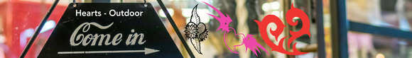 Hearts - Outdoor Fusion Decals