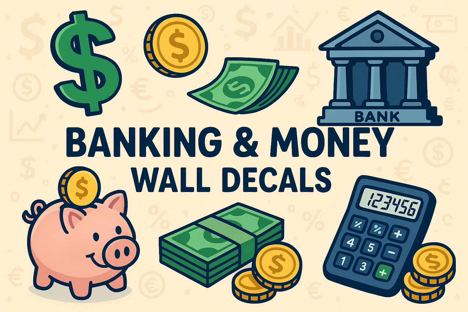 Banking & Money Wall Decals