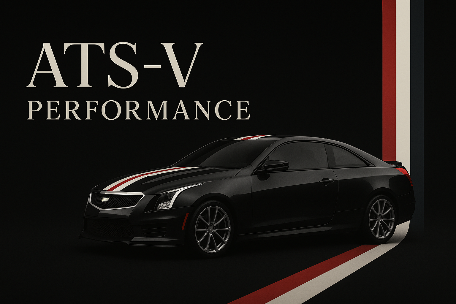 Cadillac ATS-V Racing Stripes