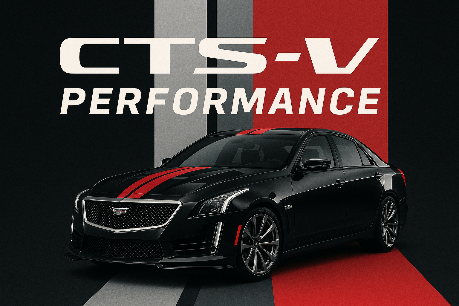 Cadillac CTS-V Racing Stripes