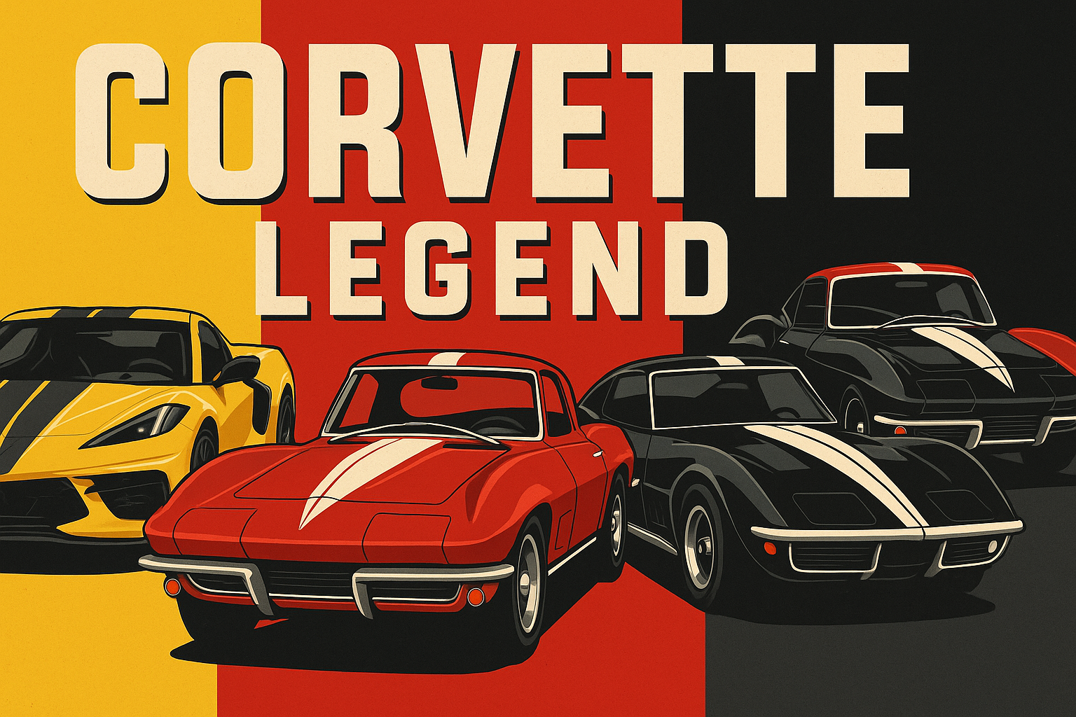 Chevrolet Corvette Racing Stripes