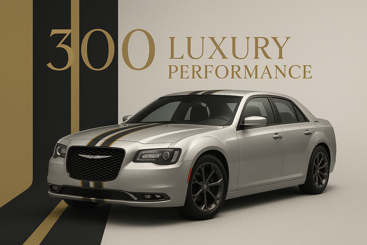 Chrysler 300 Racing Stripes