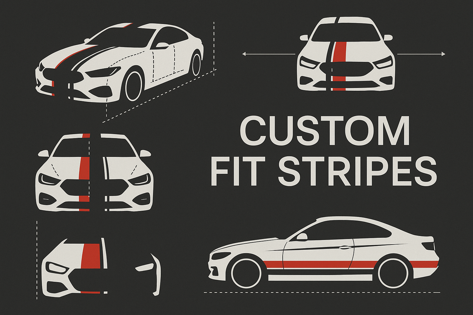 Custom Fit Racing Stripe Kits