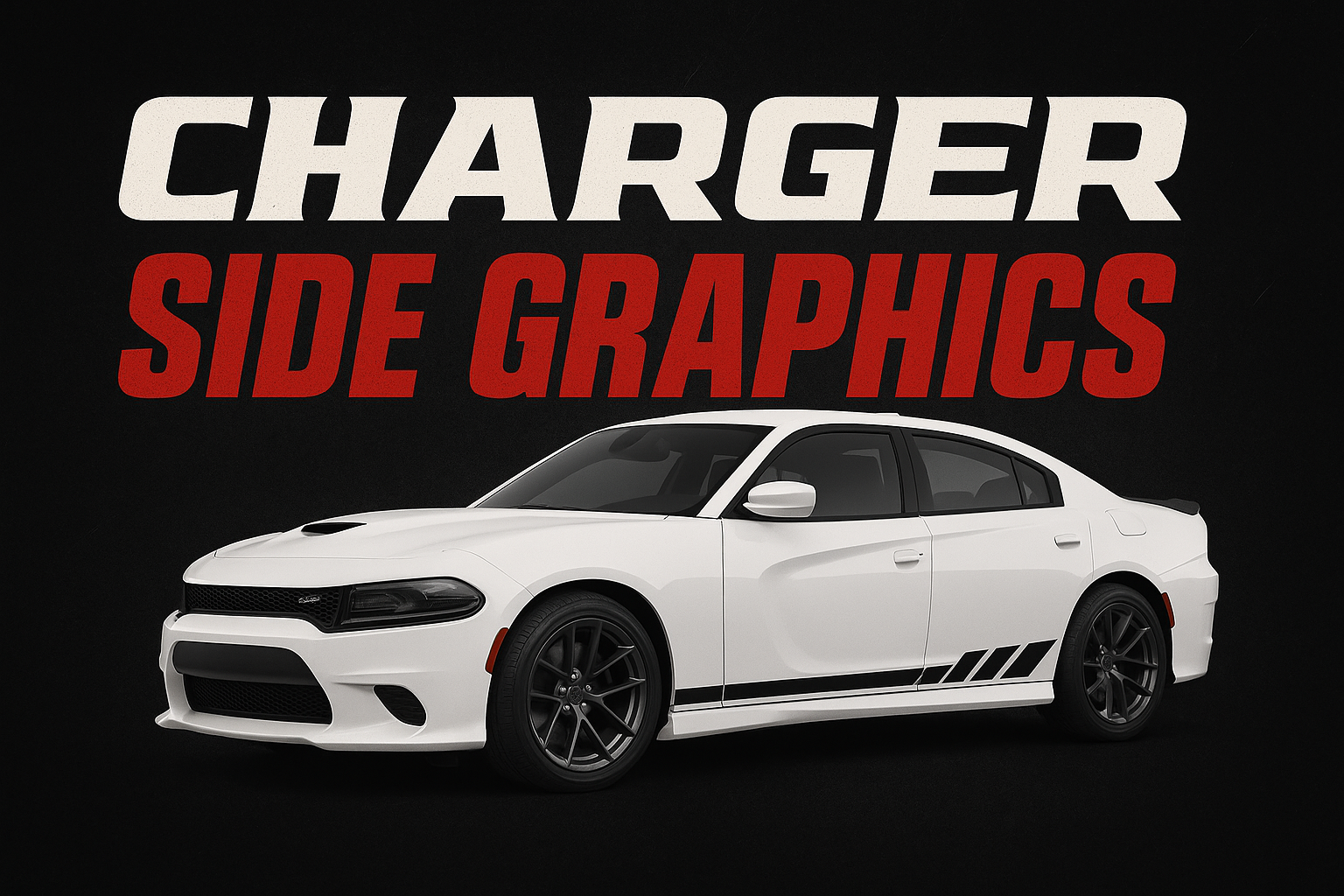 Dodge Charger Side Skirt Graphics