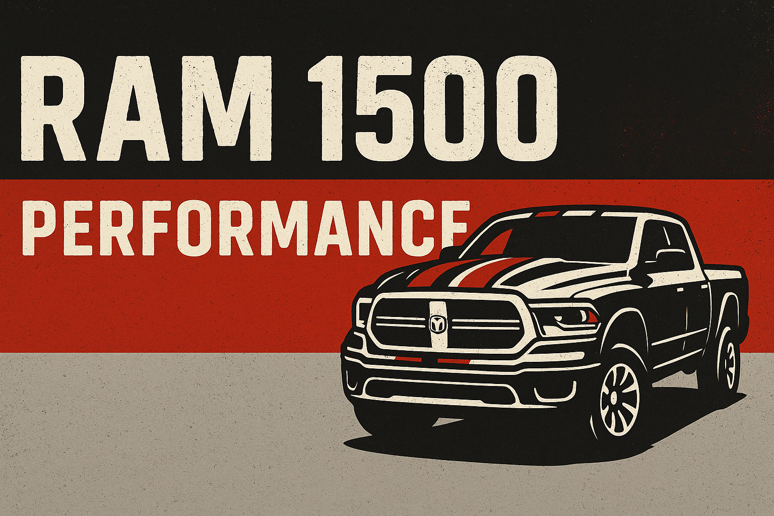Dodge Ram 1500 Racing Stripes