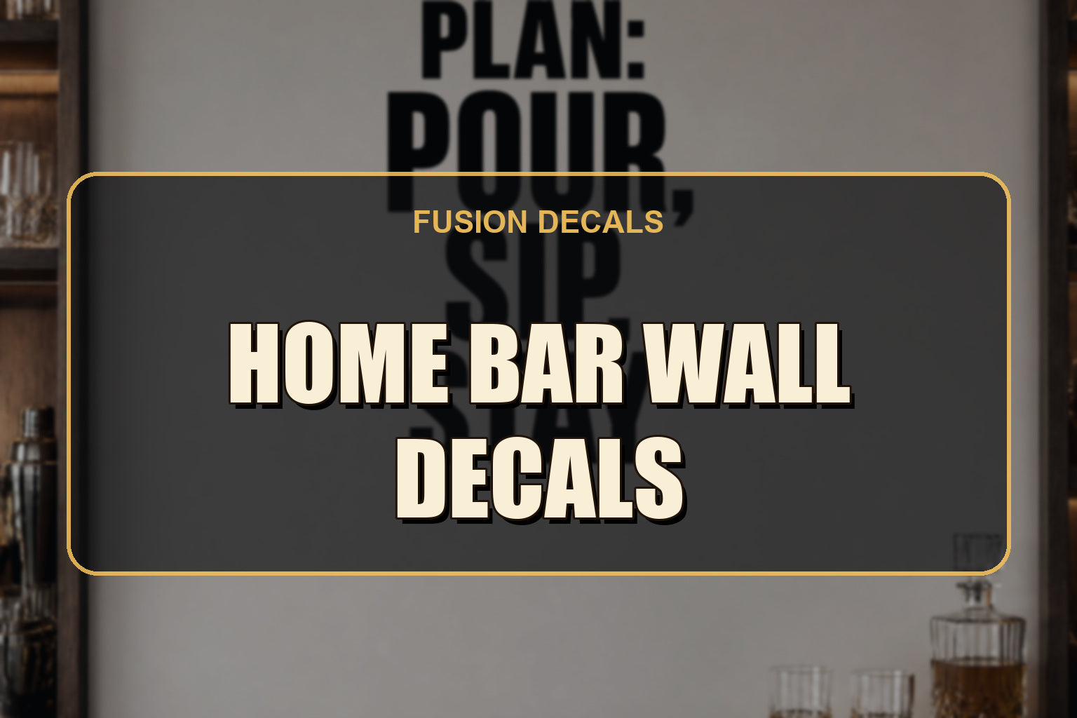 Home Bar Wall Decals collection cover