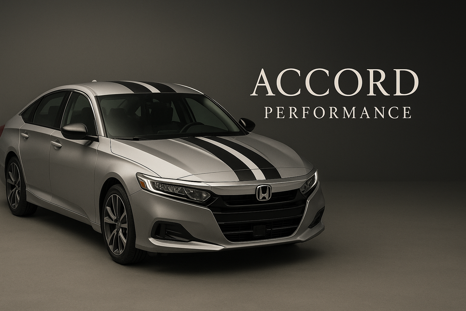 Honda Accord Racing Stripes