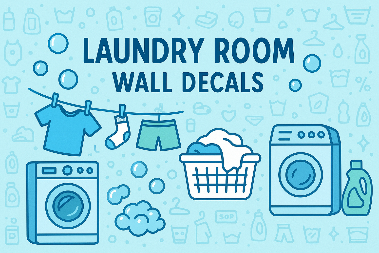 Laundry Room Wall Decals