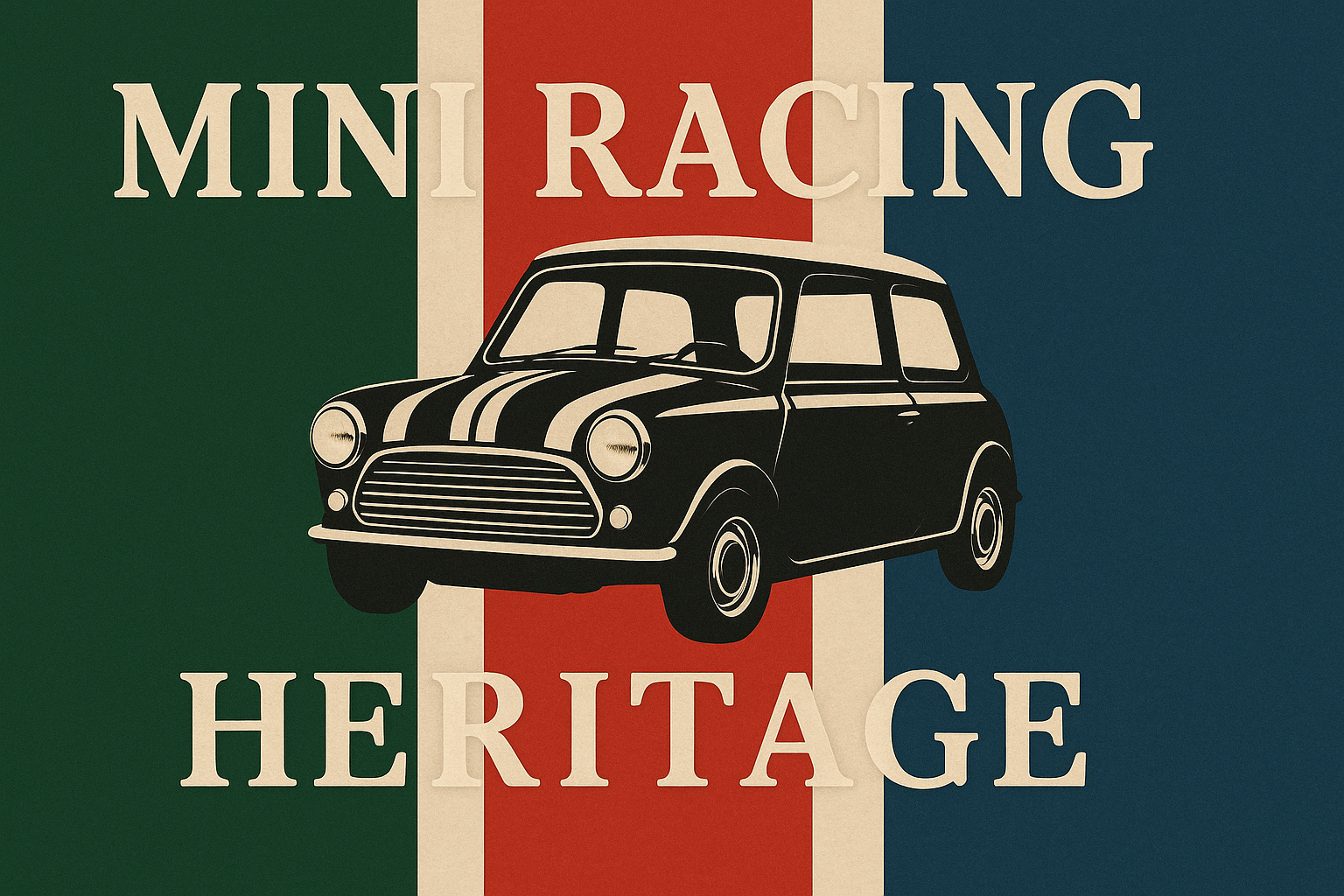 Mini Cooper Racing Stripes