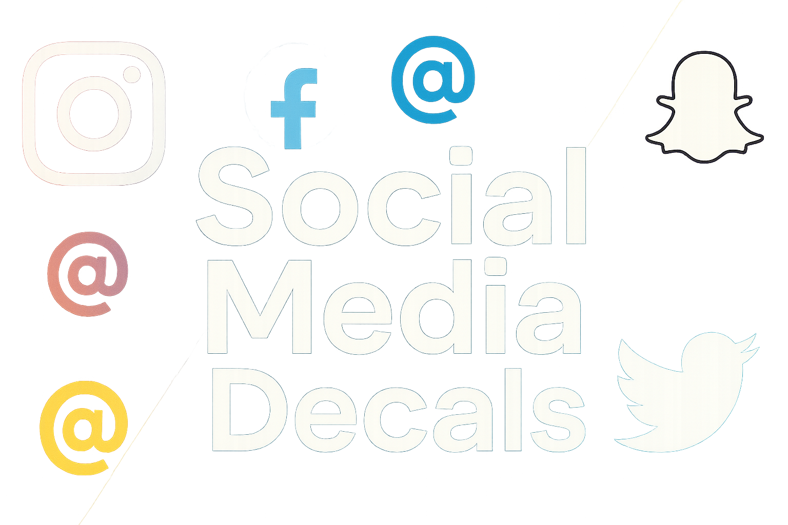 Social Media Decals