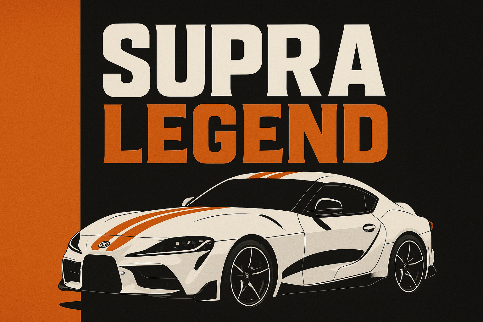 Toyota Supra Racing Stripes