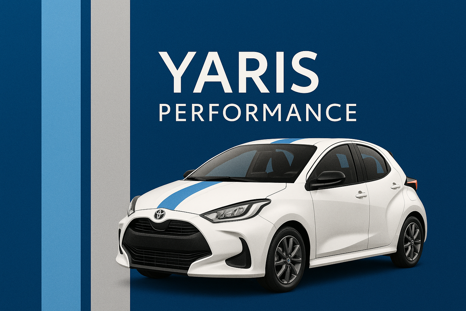 Toyota Yaris Racing Stripes