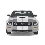 Dual 12" Racing Stripes Self Healing Vinyl fits Ford Mustang 2005 to 2009