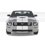 GT 500 Dual 11" Racing Stripes Self Healing Vinyl fits Ford Mustang 2005 to 2009