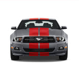 GT 500 Dual 11" Racing Stripes Self Healing Vinyl fits Ford Mustang 2010 to 2014