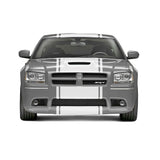 20" Racing Stripes & pins & moonroof Self Healing Vinyl fits Dodge Magnum 2005 to 2008