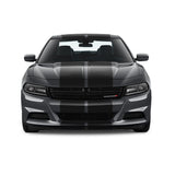 Dual 12" Racing Stripe Self Healing Vinyl fits Dodge Charger 2011 to 2022