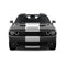 Dodge Challenger 23-inch racing stripe in gloss white, front view