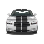 Dual 12" Racing Stripes Self Healing Vinyl fits Dodge Charger 2006 to 2010