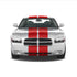 Dual 12" Racing Stripes Self Healing Vinyl fits Dodge Charger 2006 to 2010