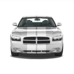 Dual 12" Racing Stripes Self Healing Vinyl fits Dodge Charger 2006 to 2010