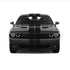 Dual 8" Racing Stripes Self Healing Vinyl fits Dodge Challenger 2008 to 2022