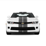 Dual 8" Racing Stripes w/pins NoScoop Self Healing fits Chevy Camaro 2010 - 15
