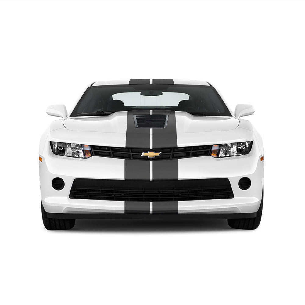 Dual 8" Racing Stripe w/pins Self Healing Vinyl fits Chevy Camaro 2010 to 2015