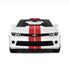 Dual 8" Racing Stripe No Scoop Self Healing Vinyl fits Chevy Camaro 2010 - 2015
