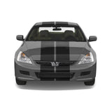 Dual 10" Racing Stripes Self Healing Vinyl fits Honda Accord 2003 to 2007