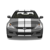 Dual 10" Racing Stripes Self Healing Vinyl fits Honda Accord 2003 to 2007