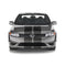 Honda Civic Coupe dual 10-inch racing stripes in gloss black, front view