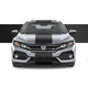 15" Racing Stripe Self Healing Vinyl fits Honda Civic Si Coupe 2017 to 2019