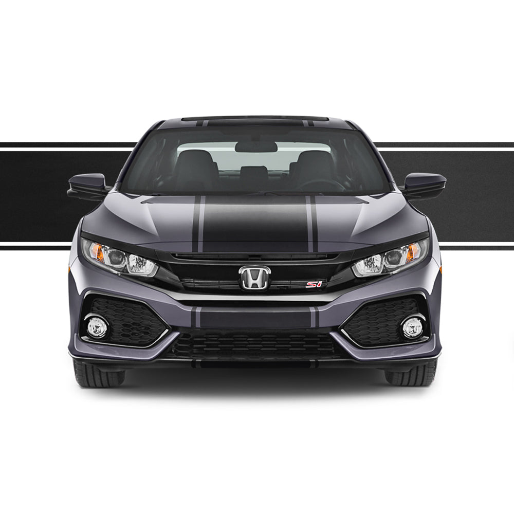 16" Racing Stripes w/pins Self Healing  fits Honda Civic Si Sedan 2017 - 2020
