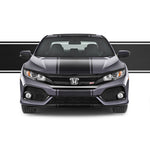 16" Racing Stripes w/pins Self Healing  fits Honda Civic Si Sedan 2017 - 2020