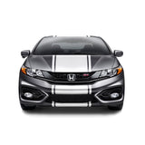 20" Racing Stripes w/pins Self Healing Vinyl fits Honda Civic Si Sedan 2012 - 15
