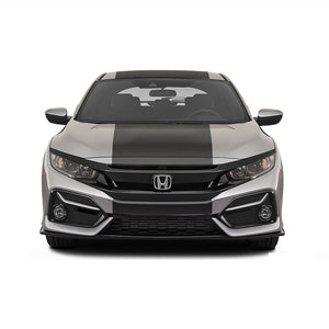 25" Racing Stripe Self Healing Vinyl fits Honda Civic Hatchback 2021 +