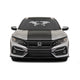 25" Racing Stripe Self Healing Vinyl fits Honda Civic Hatchback 2021 +