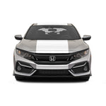 25" Racing Stripe Self Healing Vinyl fits Honda Civic Hatchback 2021 +