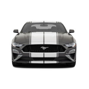 Dual 12" Racing Stripes w/pins Self Healing Vinyl fits Ford Mustang 2015 2023