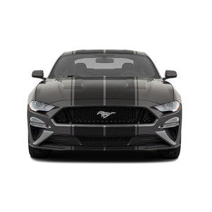 Dual 12" Racing Stripes w/pins Self Healing Vinyl fits Ford Mustang 2015 2023