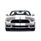 Ford Mustang Convertible dual 11-inch racing stripes in gloss white, stripe material detail