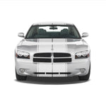 Dual 12" Racing Stripes with Pins Self Healing Vinyl fits Dodge Charger 2006-2010