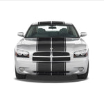 Dual 12" Racing Stripes with Pins Self Healing Vinyl fits Dodge Charger 2006-2010